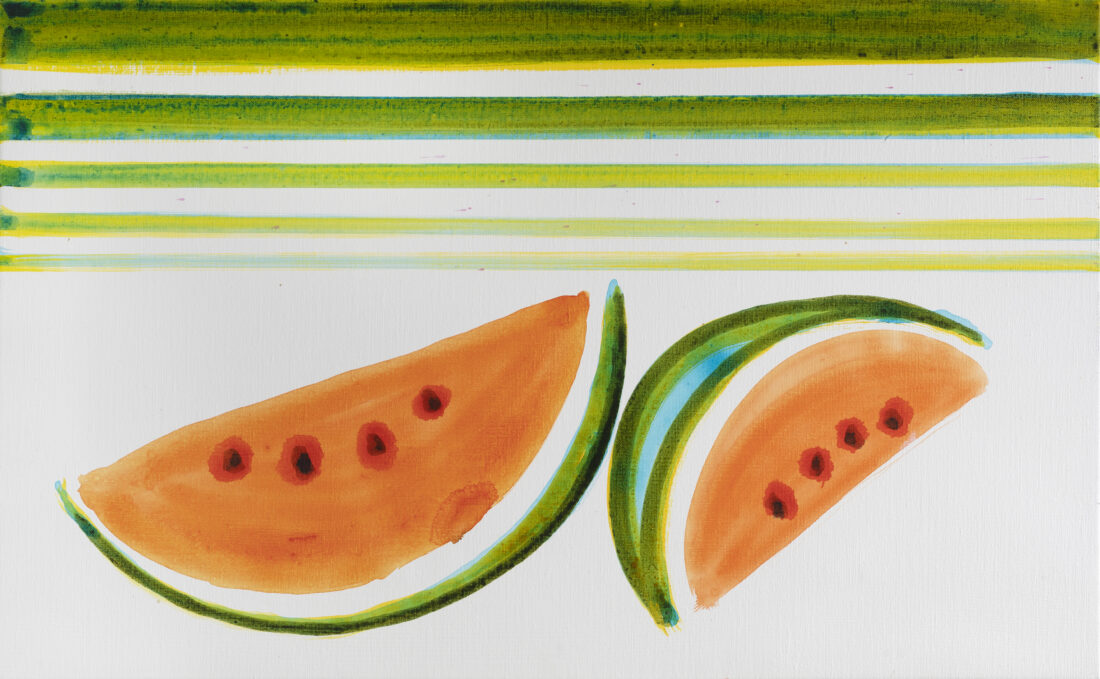 Melons · 2020 · 50 x 81 cm. Photo: Anders Sune Berg.