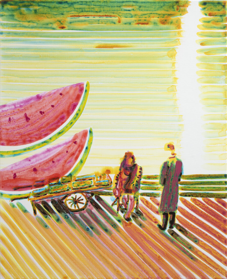 Melon for Mic. Antonioni · 2020 · 100 x 81 cm. Photo: Anders Sune Berg.