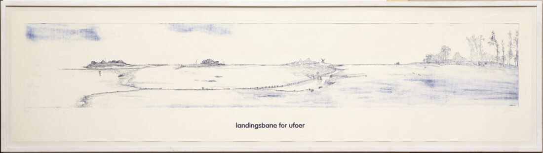 Landingsbane for ufoer · 1996-2015 · 50 x 200 cm.