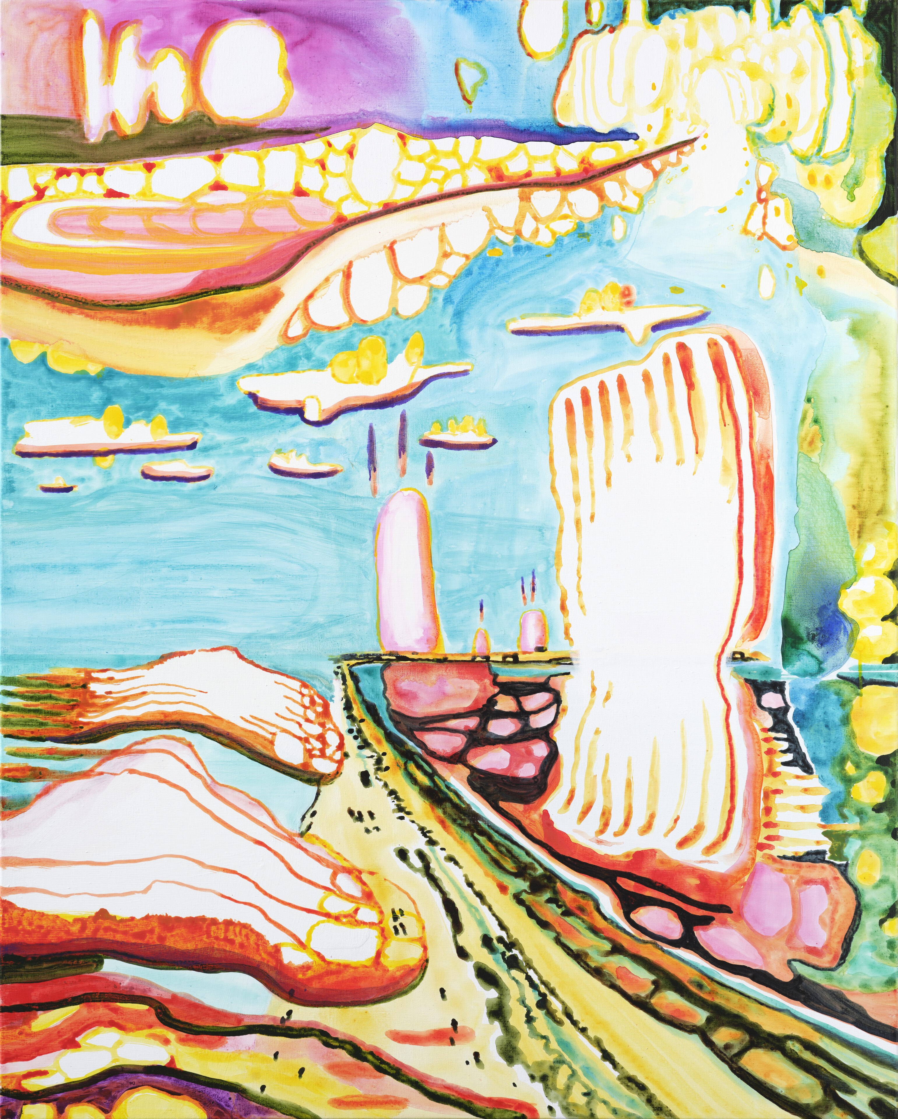 Sky Opens, 2025, John Koerner, 120x150cm